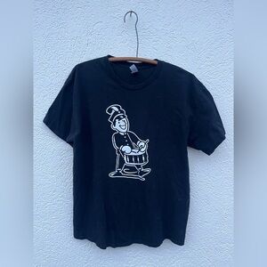 Drummer Boy Graphic T Shirt Size XL black and White